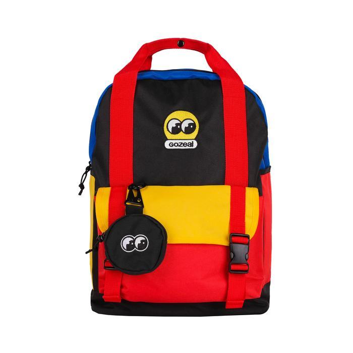 Sedia Gozeal Backpack Odie Multi Tas Ransel Pria Wanita Unisex Tas Laptop Canvas Polos Hitam