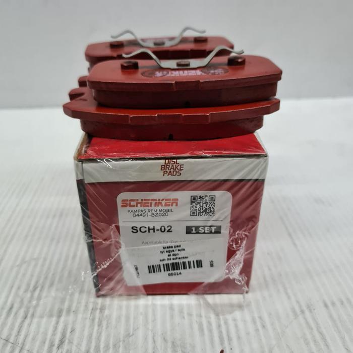 Brake Pad Toyota Agya Matic Dpn Sch 02 Schenker -65014