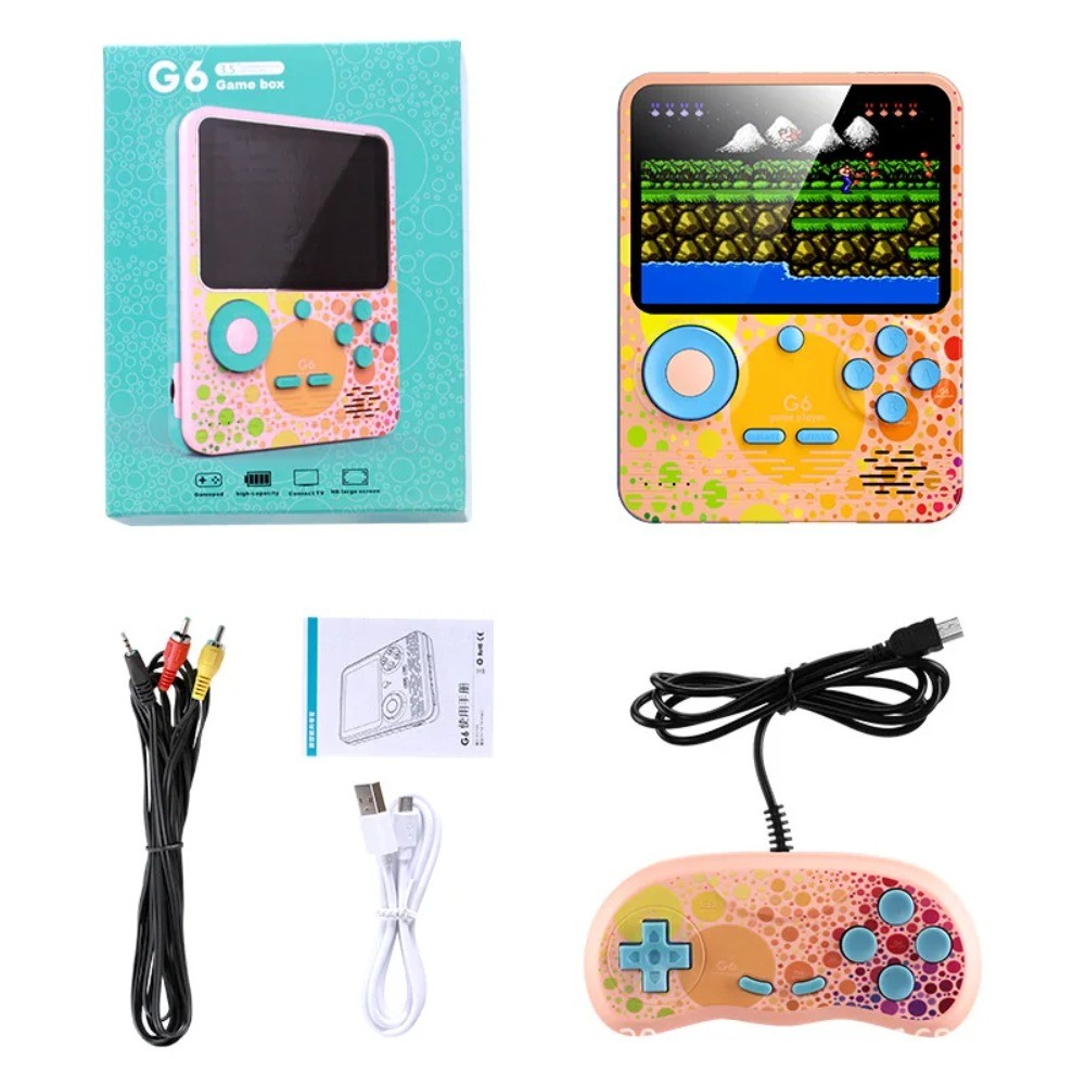 Portable Games G6 Game Console 3.5 Inch Screen Handheld Game Device Player Support Video Gaming