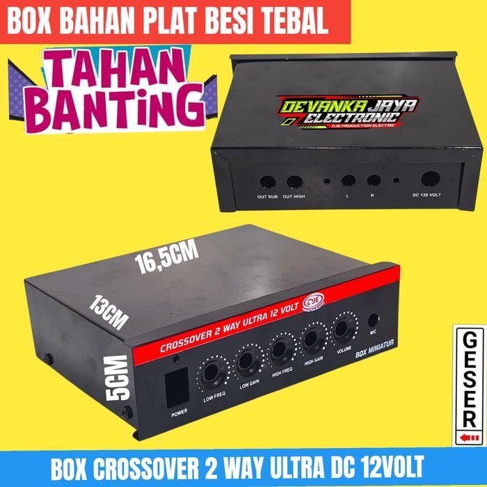 Promo Box Miniatur Crossover 2 Way ULTRA DC 12volt DJE