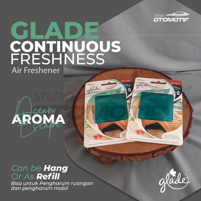 PEWANGI MOBIL RUANGAN OCEAN ESCAPE GLADE SENSATIONS REFILL PARFUM 8GR