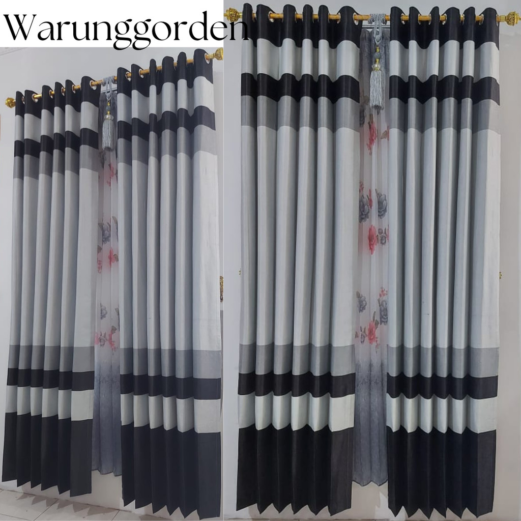 Gorden pintu gorden jendela hordeng mewah terbaru 2025 gorden jendela kamar