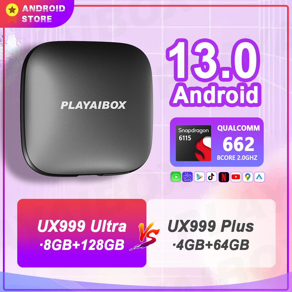 Carplay Android Tv Box 13 System 2023 Netflix Iptv Android Auto