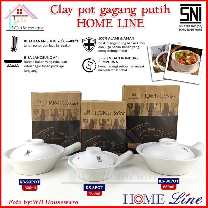 HOME LINE Sapo gagang claypot panci mangkok keramik sapo tahu Tim Obat /sapo tahan api
