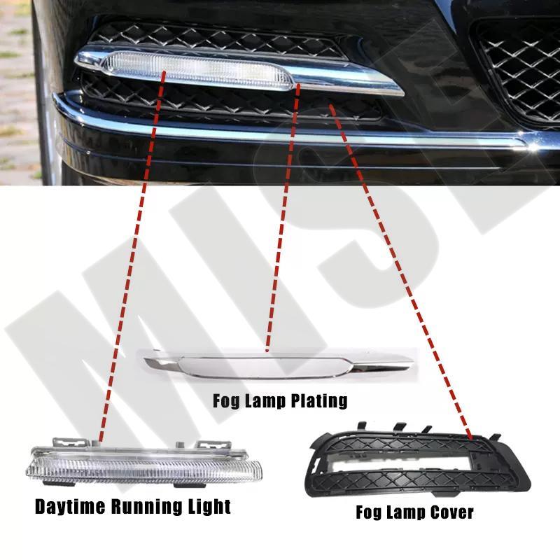 Car Fog Lamp Accessories Fog Lamp Cover Fog Lamp Plating Frame Bright