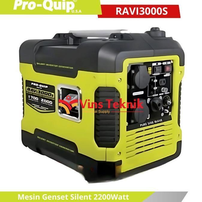 Mesin Genset silent 2200watt generator set PROQUIP RAVI3000S RAVI3000