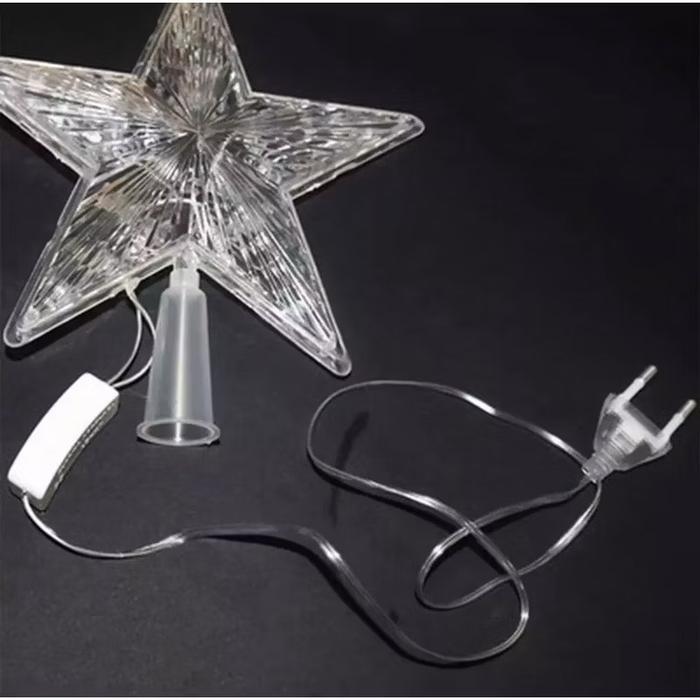 Hiasan ujung pohon natal/bintang pohon natal/bintang LED natal