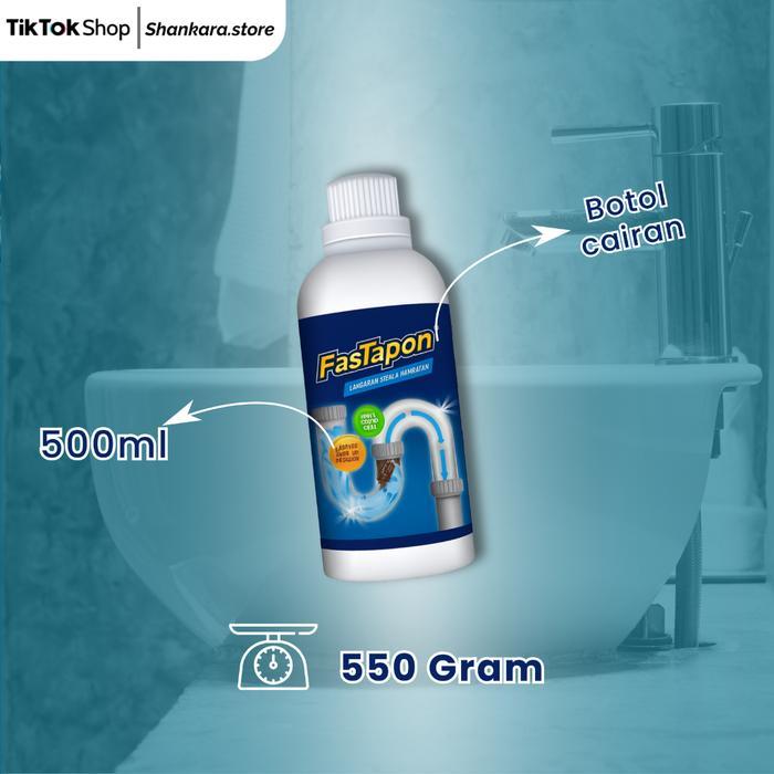 ( BUY 2 FREE 1 ) Fastapon Anti mampet cairan fastapon AMPUH Atasi Wc Mampet Sampah dan Kain mampet