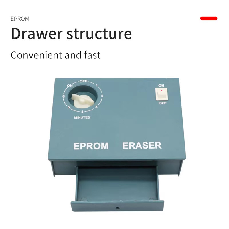 220V Ultraviolet Light Eprom Eraser For Semiconductor Chips Erase Radiation Timer Erasable Data For
