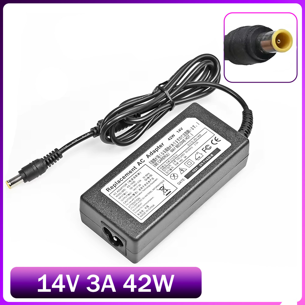Power Supply 14V 3A Ac Adapter Charger For Samsung Lcd Monitor A2514_Dpn A3014 Ad-3014B B3014Nc