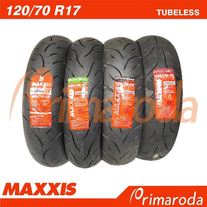 Ban Belakang Bajaj Pulsar 180 200 Tubeless MAXXIS 120/70 Ring 17