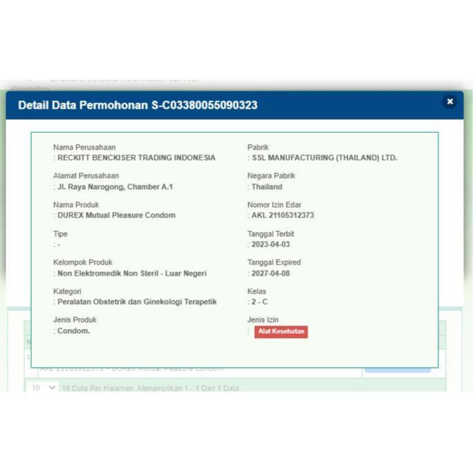 yuxf- Kondom Durex Mutual Pleasure - Isi 3