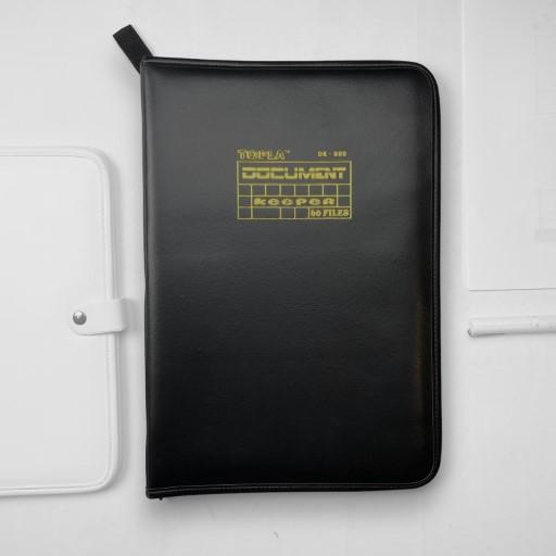 TOPLA MAP DOKUMEN KEEPER RESLETING ANTI AIR KULIT / MAP DOCUMENT KEEPER F4 (FOLIO)