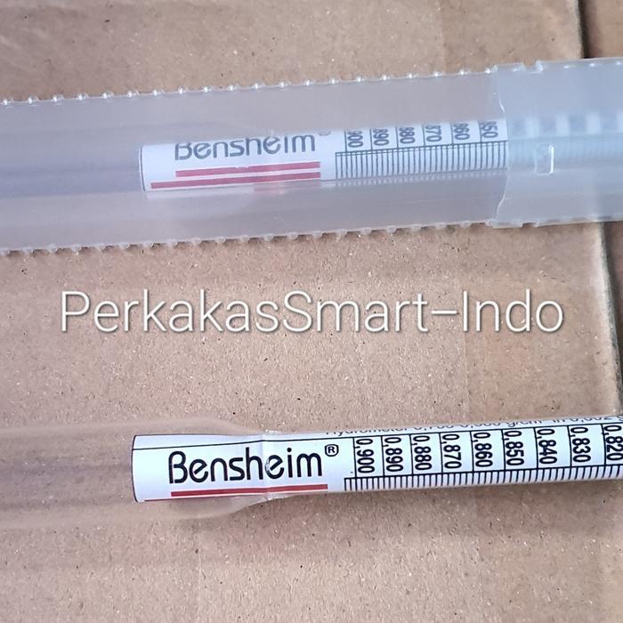 BENSHEIM hydrometer solar density 900/alat tes ukur bj solar