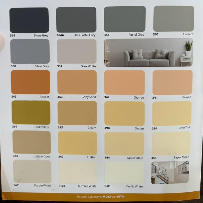 SALE READY SEMUA WARNA CAT TEMBOK 1 KG PARAGON XTRA BUBBLE WRAP / CAT TEMBOK PARAGON / CAT PARAGON 1