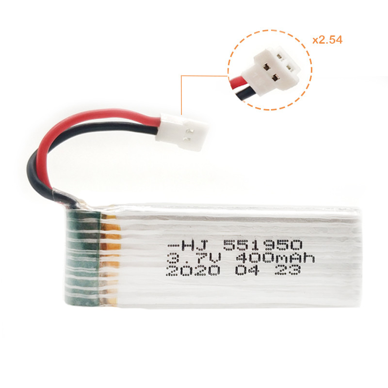 3.7V 400mAh Rechargeable Batteries Charger Sets For WLTOYS V911 V911S/V966/XK K100 RC Helicopter Lip