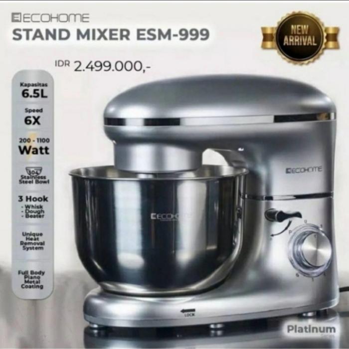 Ecohome Stand Mixer Esm-999 Standing Mixer Esm999 Original Premium