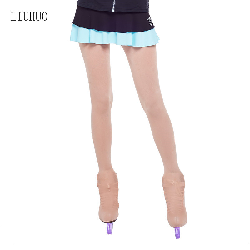 Ice Skating Skateboarding Figure Skating Pants Thermal Long Pantyhose Ice Skate With Shoes Cover