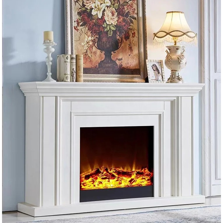 Electric FireplaceManufacturer Decorative Wood Fireplaces LED Flame Free Standing Electric Fireplace