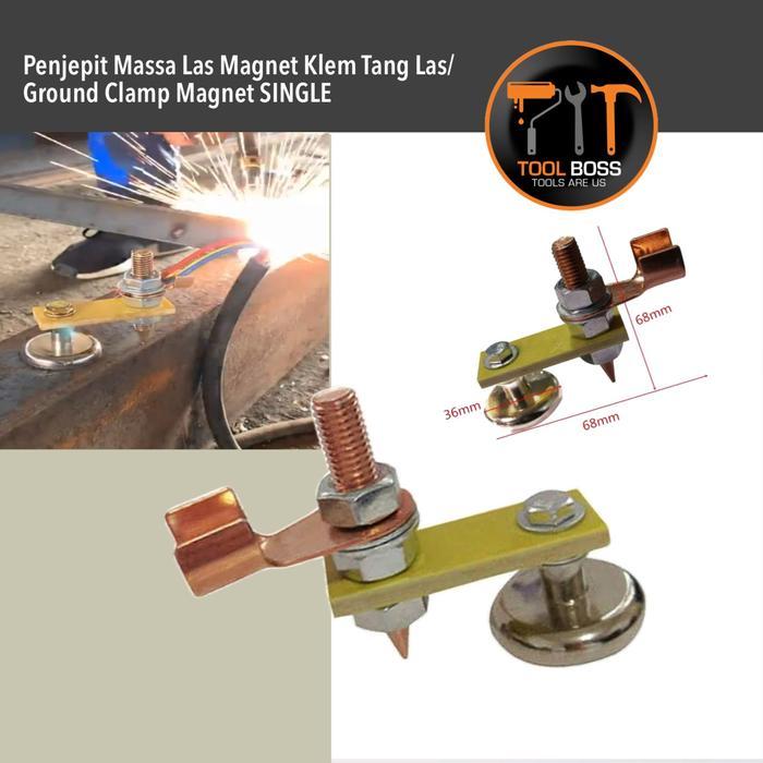 Terbaru - ALAT PENJEPIT MASA LAS MAGNET - KLEM TANG LAS GRUOND CLAMP