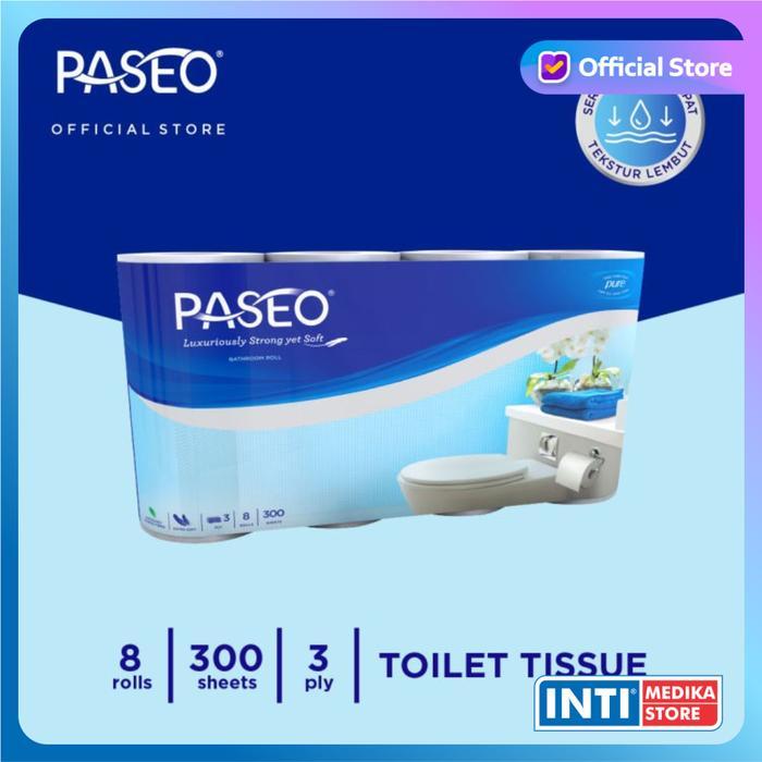 [Voucher] PASEO - Tissue Toilet 8 Rolls Tisu Gulung Tisu Toilet Tisu Paseo