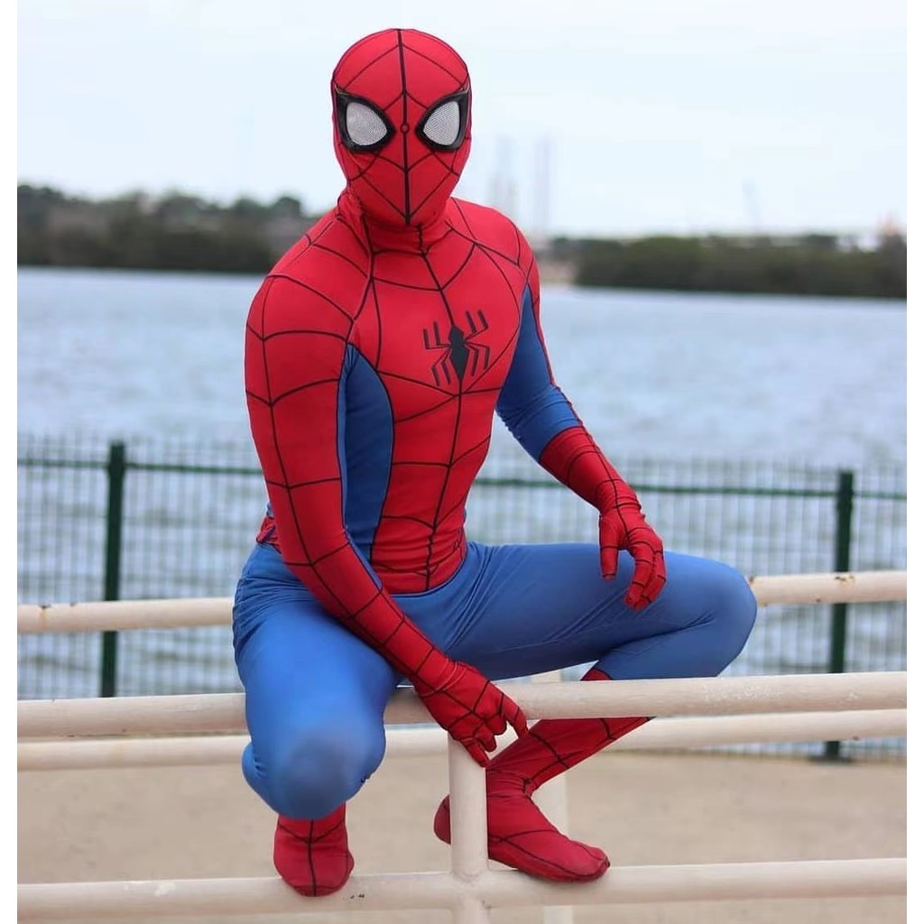 Spectacular Spiderman Costume Cosplay Superhero Zentai Bodysuits Jumpsuit Spandex Superhero