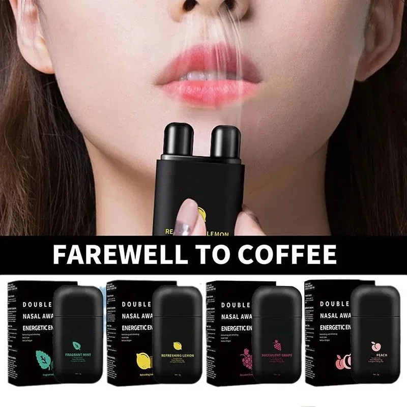 Boomoon Vitality Menthol Energy Stick Inhalation Dual-hole Refreshing Driving Fatigue Sleepy Nasal