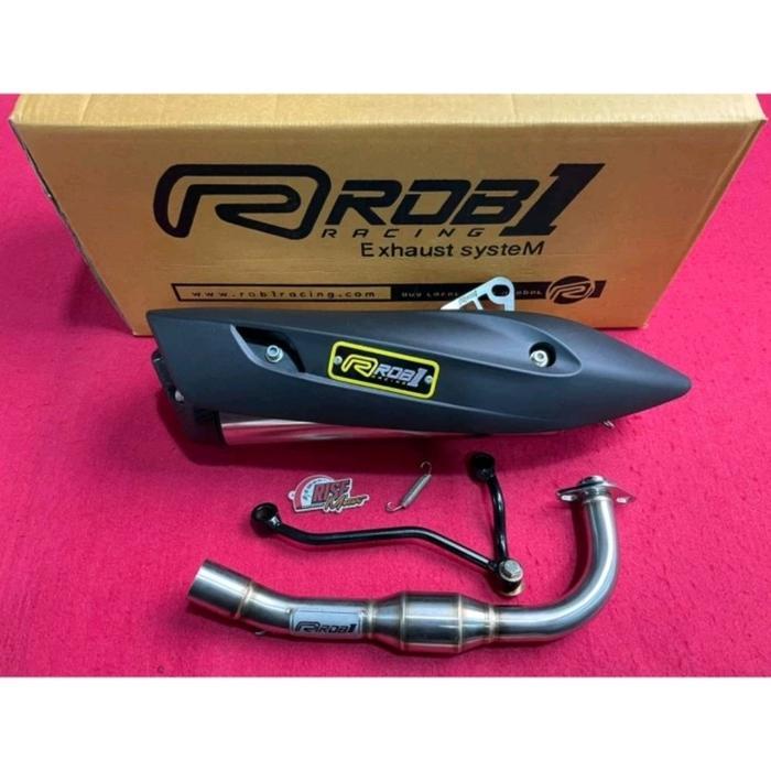 KNALPOT ROB1 FAZZIO FILANO MIO M3 MIO Z MIO GEAR FREEGO CAP V COVER SS