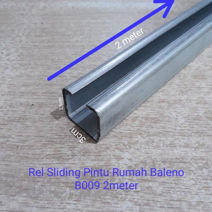 Rel Sliding Pintu Rumah Baleno B009 2 meter / Geser