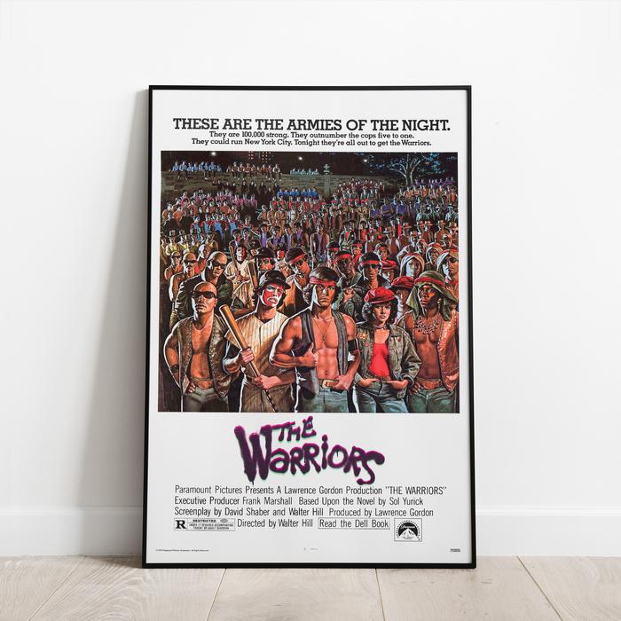 Poster Film The Warriors Frame Blok