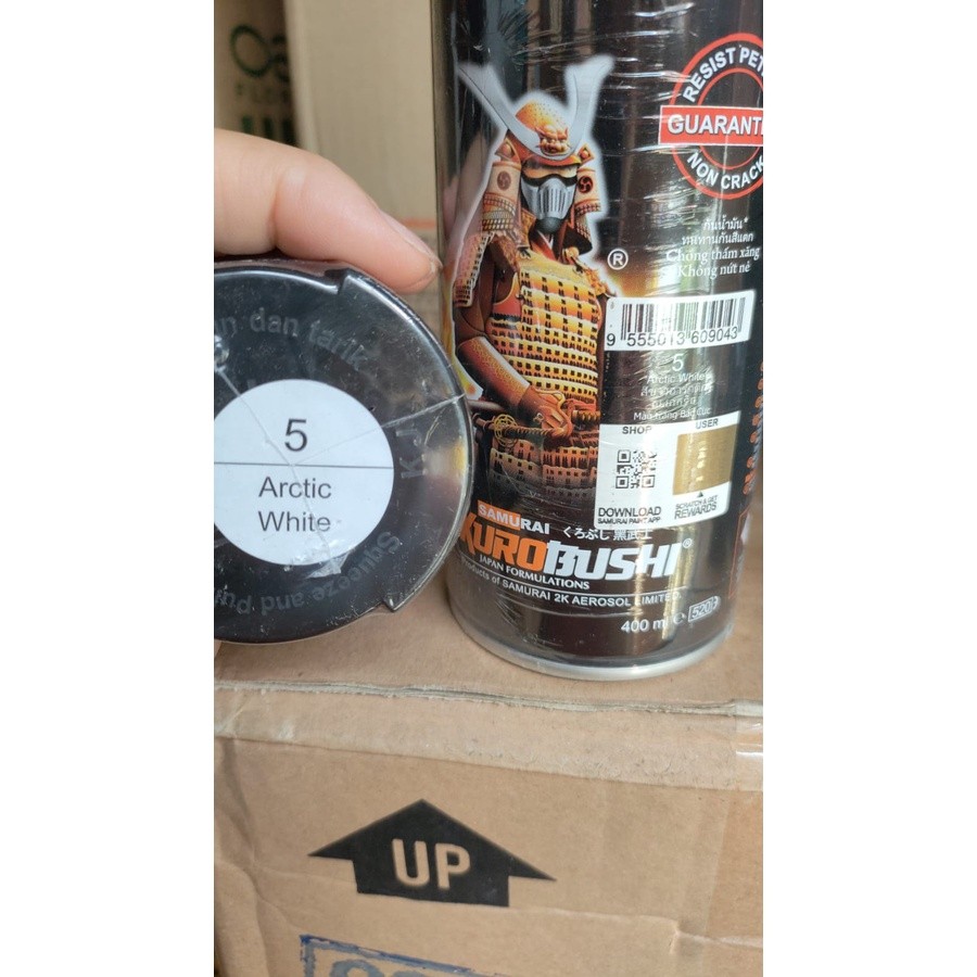 pilok pilox samurai artic white 5 samurai putih artic 400ml