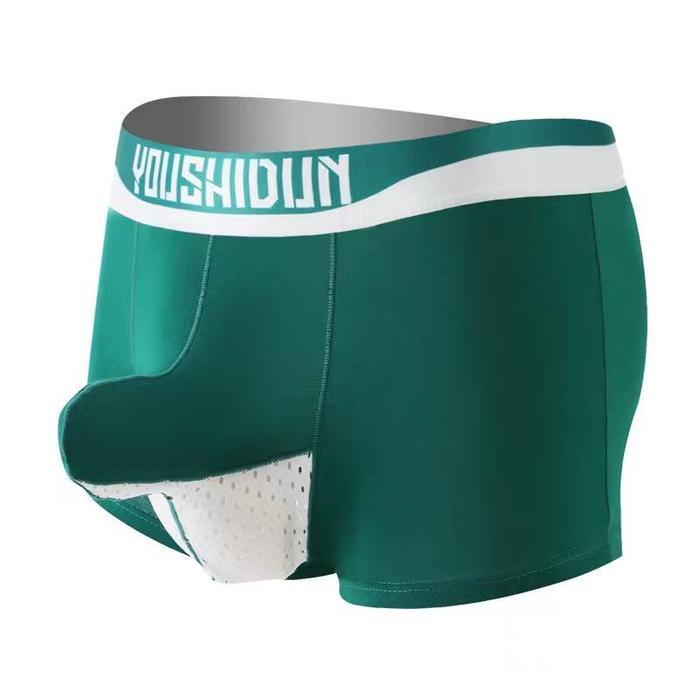 Re0H- Boxer Pria Dewasa Trendi Bahan Katun, Celana Dalam Cowok Seksi Clarkarida Boxer Nyaman Pendek