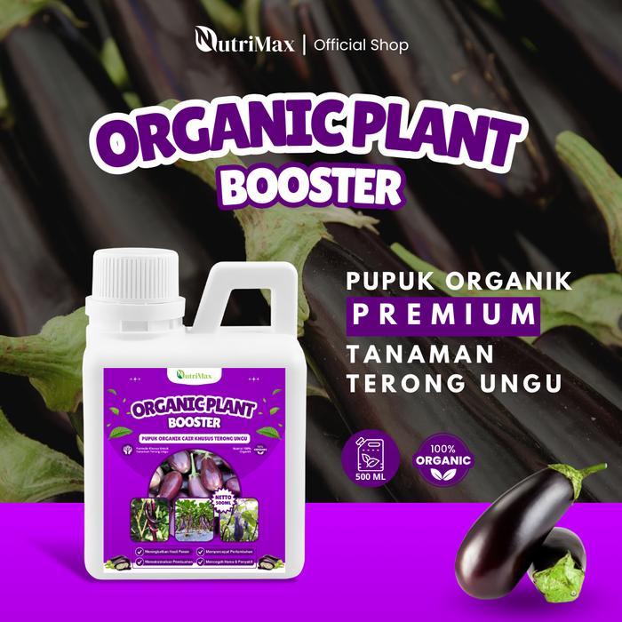 Thejaguar1 Organic Plant Booster Terong Ungu 500 Ml - Pupuk Organik Cair Dan Zpt Khusus Tanaman