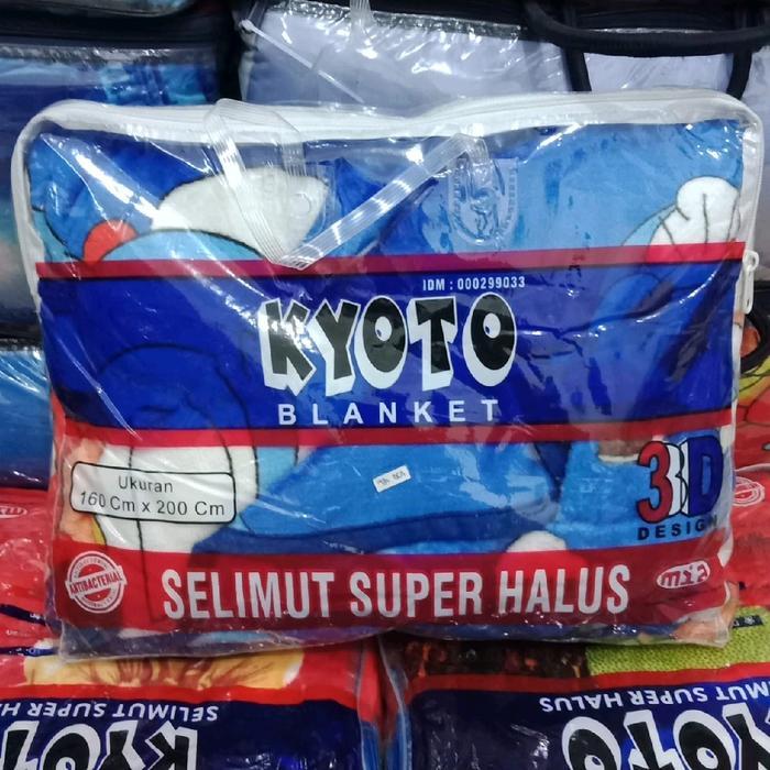 Selimut Super Soft Kyoto Ukuran 160x200 cm Original Tebal Kualitas Premium