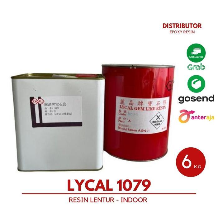 jgmh- Resin Bening Lycal Lentur - Lycal 1079 - 6 Kg Grab / Gojek / Anter Aja