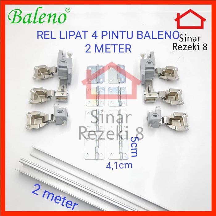 Rel Pintu Lemari Lipat Ik Dorong Roda Folding Foldable Wardrobe