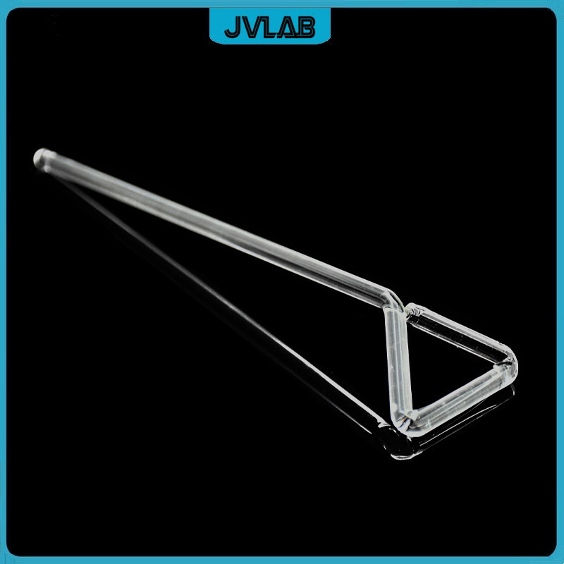 Glass Cell Spreader Triangle Cell Coating Bar Culture Dish Coated Stick Cell Applicator Spatula Push