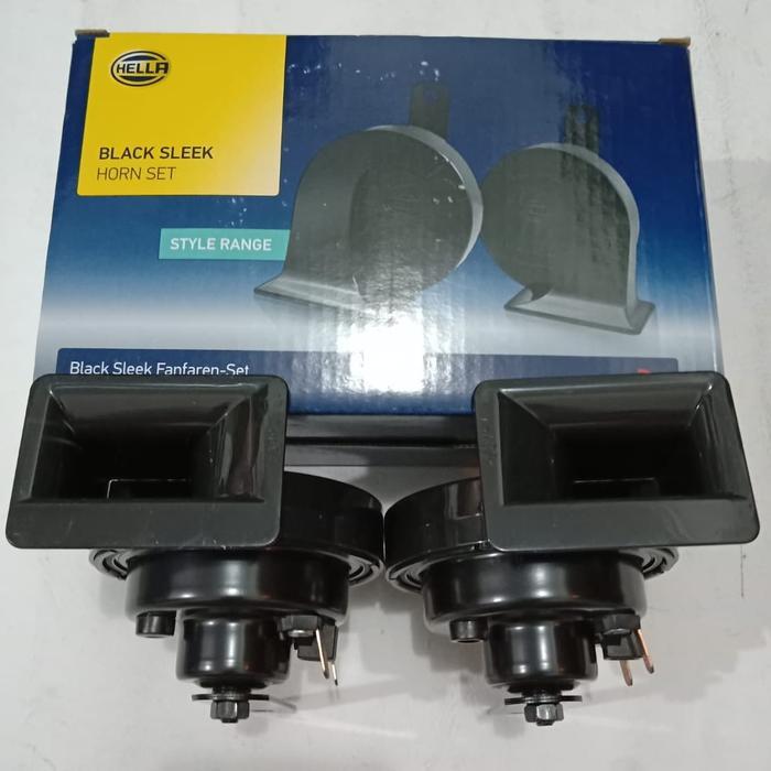 Klakson / Horn Hella Premium Keong Hitam 24V / 24 V Original Hella