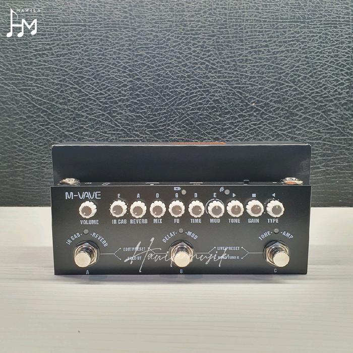 Promo M-Vave Cube Baby Elektrik Pedal Multi Efek Gitar M Vave Cube Baby Bass Effect MVave Cube Baby
