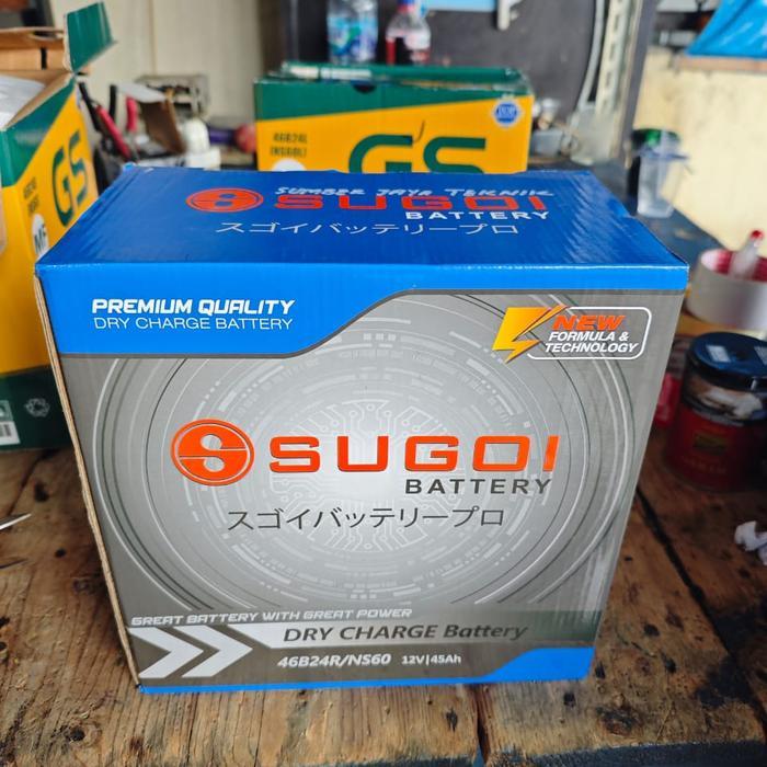 Aki Avanza / Sugoi Ns60 / 12V 45Ah / Aki Xenia Rush Terios Carry Espass Dll