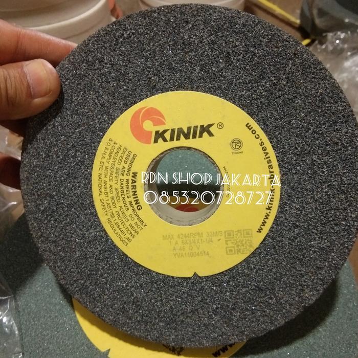 Terhemat Batu Gerinda Duduk 6 Inch Kinik 6 X 3/4 X 1 - 1/4 Batu Gurinda 6 Inch Terlariss 