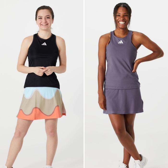 adidas rok tenis wanita skort dengan shorts Dalam 100% Asli rok tenis padel