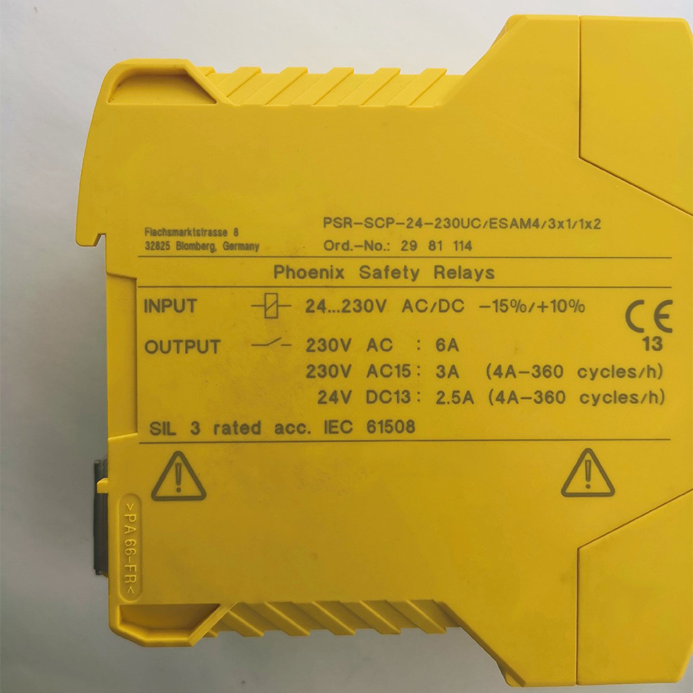 JUAL  New for Phoenix Contact PSR-SCP-24-230UC/ESAM4/3X1/1X2 2981114 Safety Relay Module in Box 93MX