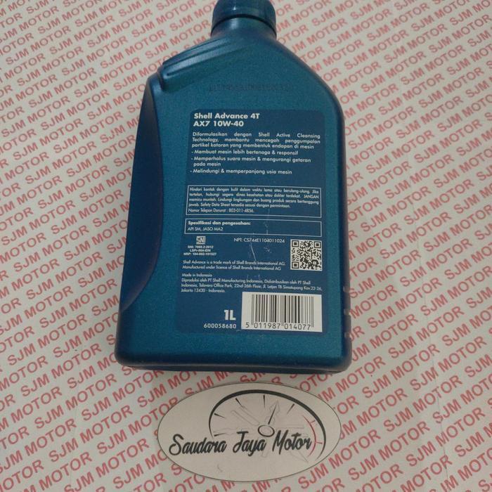 OLI SHELL ADVANCE AX7 1LITER