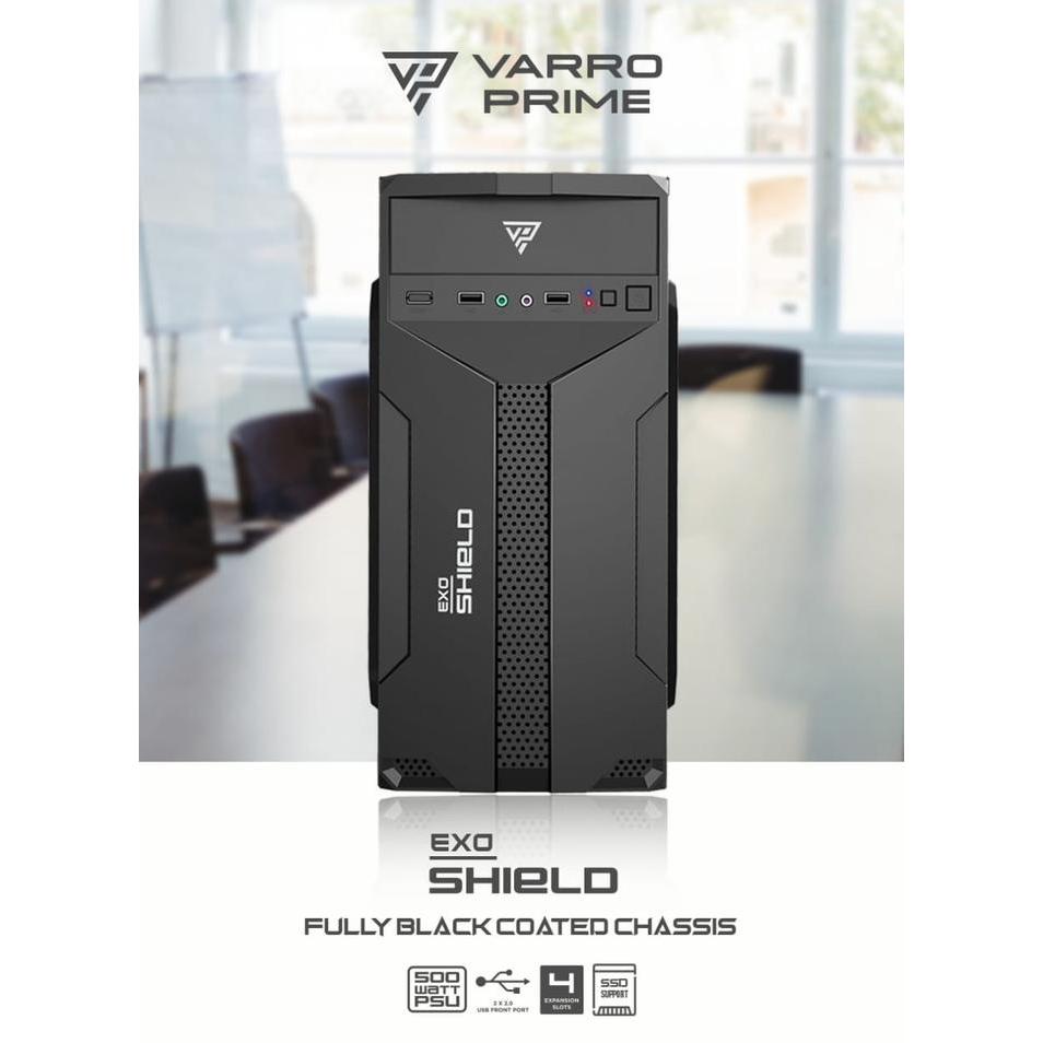 CASING VARRO PRIME EXO SHIELD + PSU 500 WATT