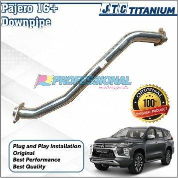 Exhaust Muffler Knalpot JTC titanium Downpipe All New Pajero ANPS 16+