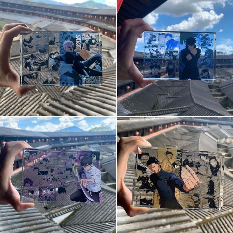 Jujutsu Kaisen Itadori Yuji Acrylic Stand El Plate Anime Figure Satoru Gojo Fushiguro Megumi Desktop