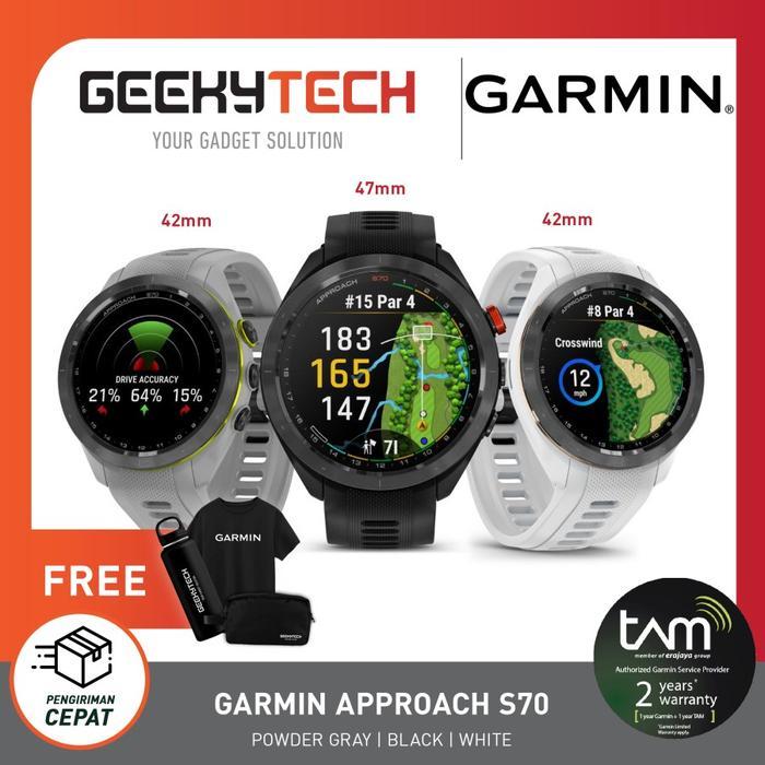 Garmin Approach S70 - Golf Watch - Garansi Resmi Tam