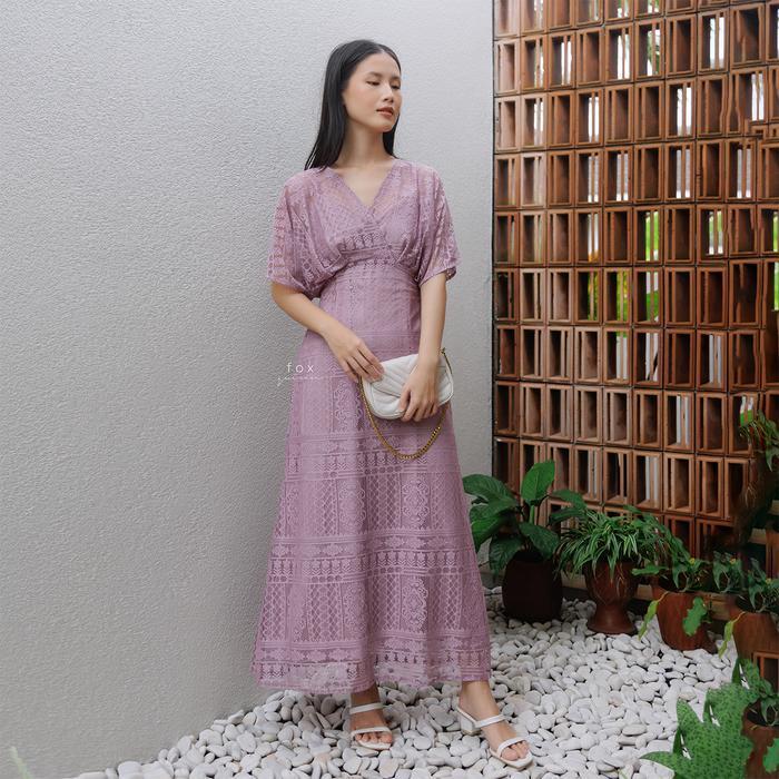 Foxquinn - Safia Dress - Dress Wanita - Kaftan Dress