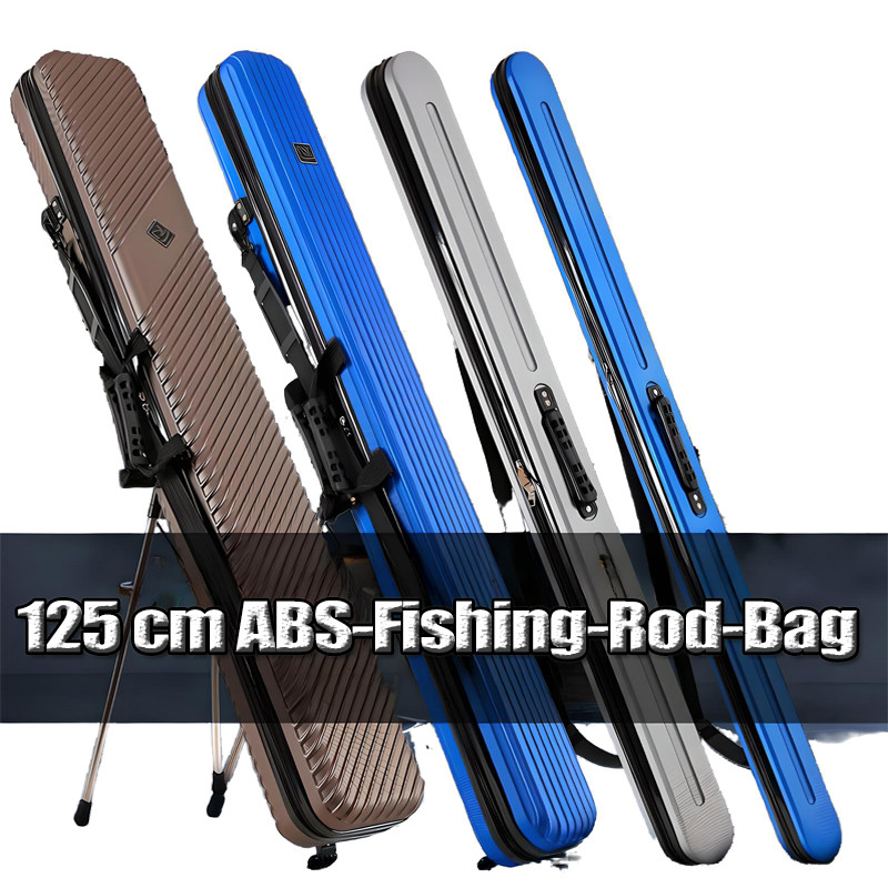125Cm Hard Shell Fishing Rod Bag Waterproof Fishing Rod Hard Case Super Light And Multi-Function